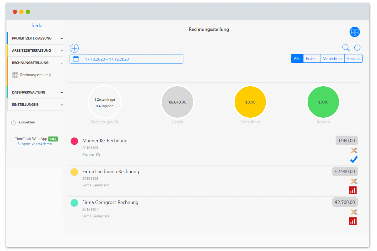 Rechnungstellung_TimeTrack_sevDesk