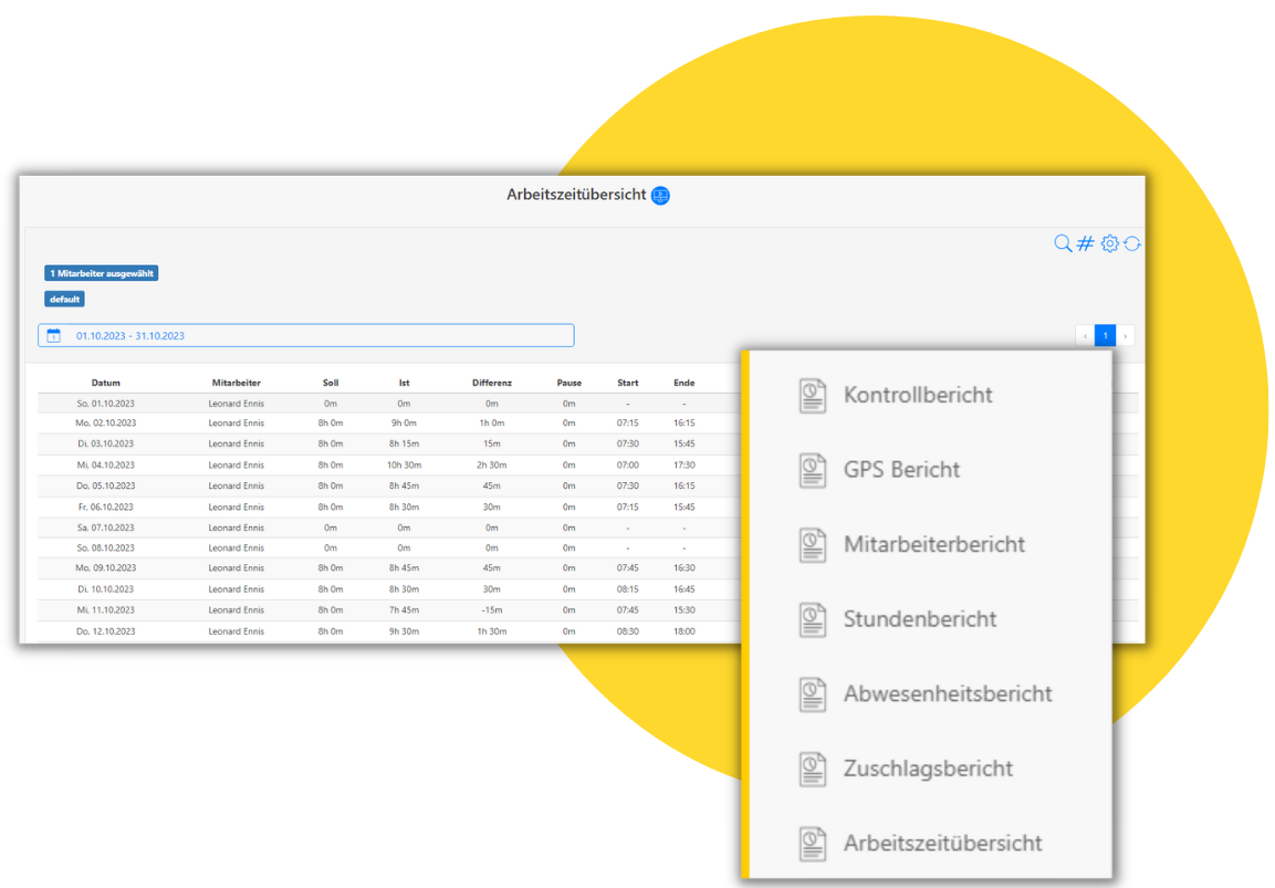 Automatisierte Dienstplannung TimeTrack